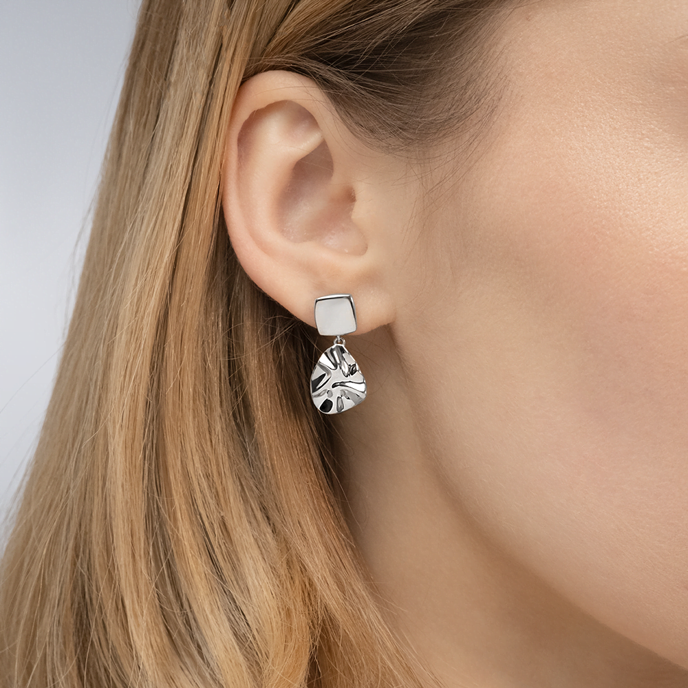 Серебряные серьги от интернет магазина JEWELIN
