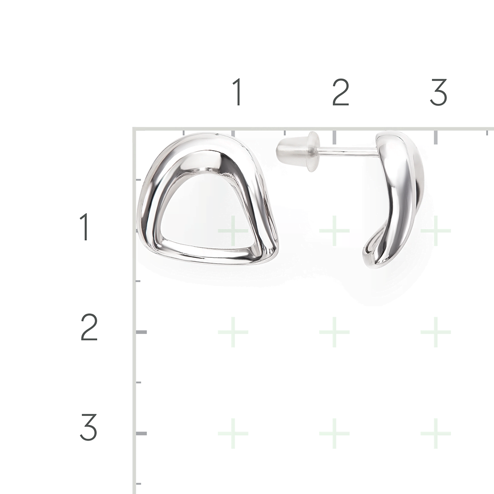 Серебряные серьги от интернет магазина JEWELIN