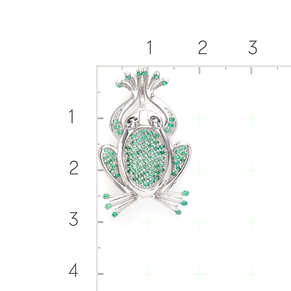 Серебряная подвеска с фианитами от интернет магазина JEWELIN