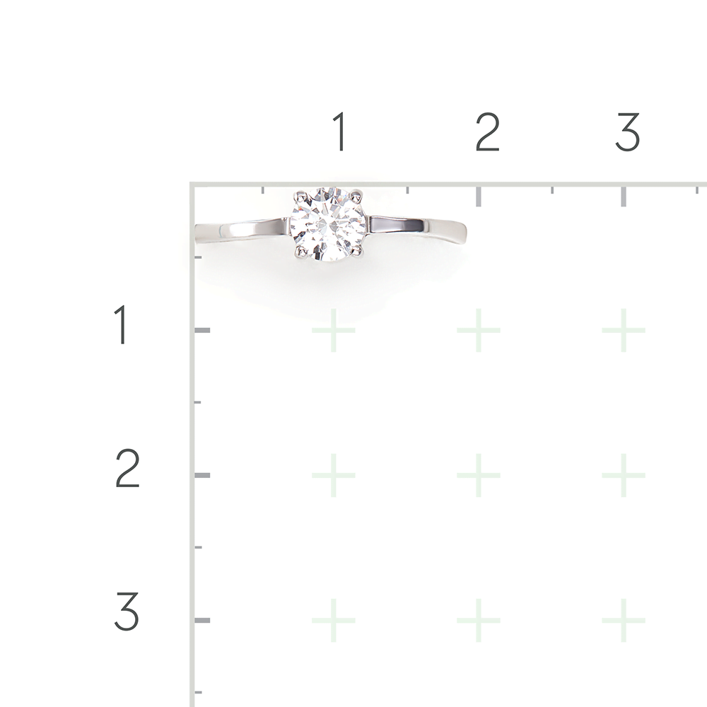 Серебряное кольцо с фианитами от интернет магазина JEWELIN