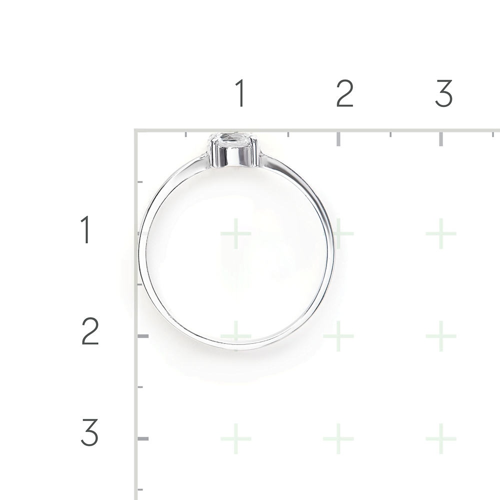 Серебряное кольцо с фианитами от интернет магазина JEWELIN