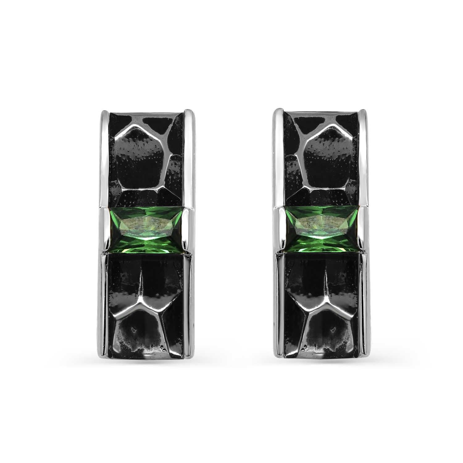 Серьги из серебра с фианитом от интернет магазина JEWELIN