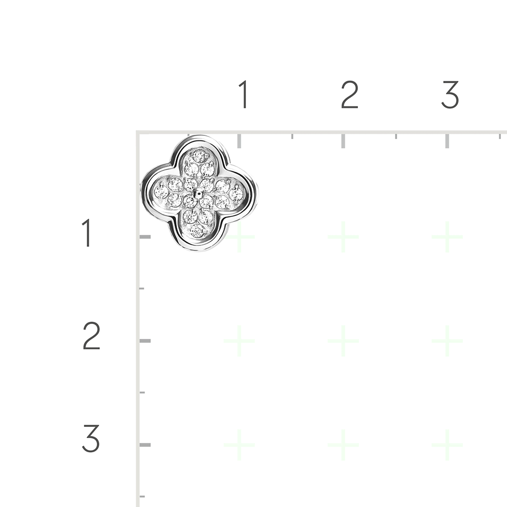 Серебряная подвеска с фианитами от интернет магазина JEWELIN